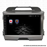 Araç Multimedya Kia Sportage Android 12 Carplay 4Gb Ram + 64Gb Hdd 2010-2015 Navigasyon Ekran MYW