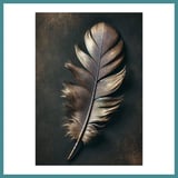 Trendexa Bronz Tüy Kanvas Tablo 70x100cm MAC