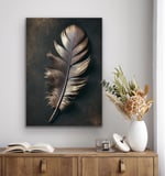 Trendexa Bronz Tüy Kanvas Tablo 70x100cm MAC