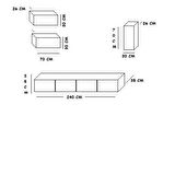 MAC DİZAYN PERGE TV ÜNİTESİ
