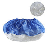 KAYMAZ TABANLI TELA GALOŞ MAVİ (100 ADET)