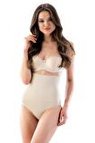 Seamless Yüksek.bel Çıtçıtlı Double Slip Korse Külot