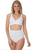 Kadın Beyaz Seamless Toparlayıcı Slip