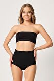 2819 Kadın Double Karın Toparlayıcı Slip Korse Siyah