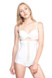 Kadın Beyaz Altı Agraflı Özel Slip Body Korse  2886
