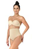 Seamless Yüksek Bel Karın Destekli String Külot Korse 2054 Ten