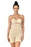 Seamless Popo Açık Yüksek Bel Boxer Korse 2033