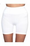 Düşük Bel Double Pantalon Korse Beyaz