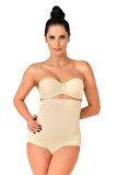 Kadın Ten Seamless Yüksek Bel Slip Korse 2008