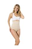 Kadın Bej Dikişsiz Slip Korse