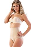 Kadın Ten  Dikişsiz Masaj Özellikli Çift Kat Slip Korse