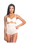 Kadın Ten Rengi Lazer Kesim Slip Korse