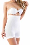 Kadın Beyaz Boxer Korse 7027