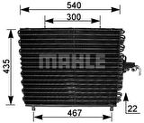 Mahle-Knecht-Behr AC166000S Klima Radyatörü Kurutucusuz W124 85-92 S124 86-93 A124 93-98 C124 87-92 1248301270