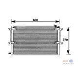 Mahle-Knecht-Behr AC171000P Klima Radyatörü Volkswagen Polo Classic-Ibiza Premium Line 8Fc351036-060 6K0820413B