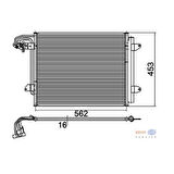 Mahle-Knecht-Behr AC325000P Klima Radyatörü Kondanser Caddy III 1.9TDI 03-07 1T0820411E