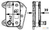 Mahle-Knecht-Behr CLC52000P Yağ Soğutucusu OM646 W203 00-07 Cl203 08-11 W204 07-09 W211 02-08 Viano W639 03-Vito W639 03-Sprinter 00-05 6111880301