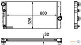 Mahle-Knecht-Behr CR1147000P Motor Su Radyatörü BMW F10 F07 F11 F13 F01 F02 F03 F03 17118509175