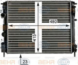 Mahle-Knecht-Behr CR36000S Motor Radyatörü Kangoo 1.4 1.5DCI Clio 1.5DCI 1.9DTI Logan 1.4 1.6MPI Thalia 1.4 1.6 1 Sıra Alb Sıst 8200343476