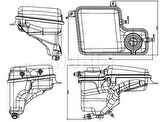 Mahle-Knecht-Behr CRT203000S Yedek Su Deposu BMW E65 E66 N52 N53 17130152372