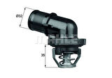 Mahle-Knecht-Behr TI18189 Termostat Komple (Kapaklı) (89C) P106 206 P306 C2 C3 C3 II C3 Pluriel Xsara Saxo Tu3Jp TU3A TU3Ae 1336.Q2