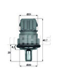 Mahle-Knecht-Behr TSE1D Hararet Müşürü Yeşil Ibiza III Octavia Bora Golf IV Caddy Passat Polo Transporter 59919501