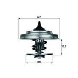 Mahle-Knecht-Behr TX1871 Termostat (71C) Actros Atego Axor Citaro Tourıno Tourismo Travego Unimog Vario Conecto Econic Lk Ln2 Lp 12033975