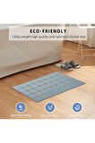 MAİN SHOP Katlanabilir Aqua Luxe Banyo Paspası Kaydırmaz Vantuzlu Yumuşak 45 x70 Cm