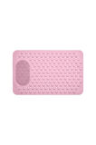 MAİN SHOP 1 Adet Pembe Renk Banyo Duş Ve Küvet Kaydırmazı Vantuzlu Paspas 36 X 69,5 cm
