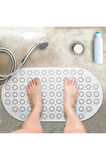 MAİN SHOP Kaydırmaz  Duşakabin Banyo ve Duş Paspası Masajlı 87 Adet Vantuzla Yapışır 37 x 69 Cm