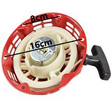 Su motoru jeneratör çapa  Starter çekme çalıştırma kapağı metal tırnaklı 5.5-6.5 hp