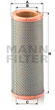 MANN C13109 Hava Filtresi Chrysler Voyager Grand Voyager 2.5 Td 83501843
