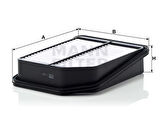 MANN C2330 Hava Filtresi Suzuki Grand Vitara 2006-2010 SA-9088