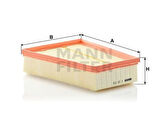 MANN C25115 Hava Filtresi Fluence Megane III Scenic III 1.4 1.5 1.6 1.8 165464933R