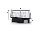 MANN C2630 Filtre Hava-Chevrolet Rezzo 1.6 05- 96263897