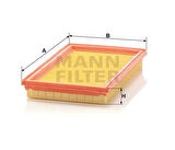 MANN C2851 Hava Filtresi Mini R50 R53 R51 13721491749