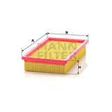 MANN C2892 Hava Filtresi Stilo 1.6 16V 09 01- 46809151