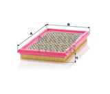 MANN C2966 Hava Filtresi Mazda 323 VI Bj 2.0 TD 90Hp 09 98-02 01 Y70113Z40