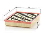 MANN C33001 Hava Filtresi BMW X5 E70 X6 E71 M57N 13717798342