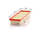 MANN C34120 Hava Filtresi BMW F10 F11 F15 F25 F26 F84 13718570043