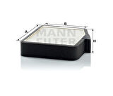 MANN CU19002 Filtre Polen-Stare x 98-07 974064A900