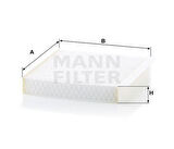 MANN CU2040 Polen Filtresi Bipper Nemo Fiorino Doblo III Punto Fiorino Linea 76-Egea 15- Opel Combo 1.3CDTI 1.6CDTI 1.4 12- 77364561