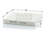 MANN CU2345 Polen Filtresi Primera P12 03-10 Almera 00-03 Trail 01- 27891-BM400