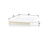 MANN CU3780 Polen Filtresi A-Serisi W168 97-04 Vaneo 414 02-04 058198011