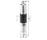 MANN WK533 Benzin Filtresi BMW E46 M2 13327831089