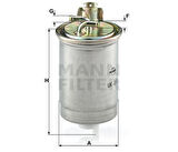 MANN WK841 Yakıt Filtresi Mazot Caddy II 1.9 95 04 Polo III 1.9TDI 94 00 6N0127401A