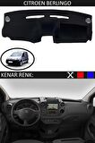 CITROEN BERLINGO İÇİN TORPİDO KORUMA HALISI SİYAH RENK SİYAH KENAR