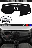 FİAT DOBLO D3 2011-2015 MODEL İÇİN TORPİDO KORUMA HALISI SİYAH RENK SİYAH KENAR