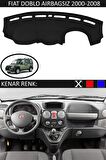 FİAT DOBLO AİRBAGSİZ 2000-2008 MODEL İÇİN TORPİDO KORUMA HALISI SİYAH RENK SİYAH KENAR