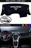 OPEL ASTRA J 2009-2017 MODEL İÇİN TORPİDO KORUMA HALISI SİYAH RENK SİYAH KENAR